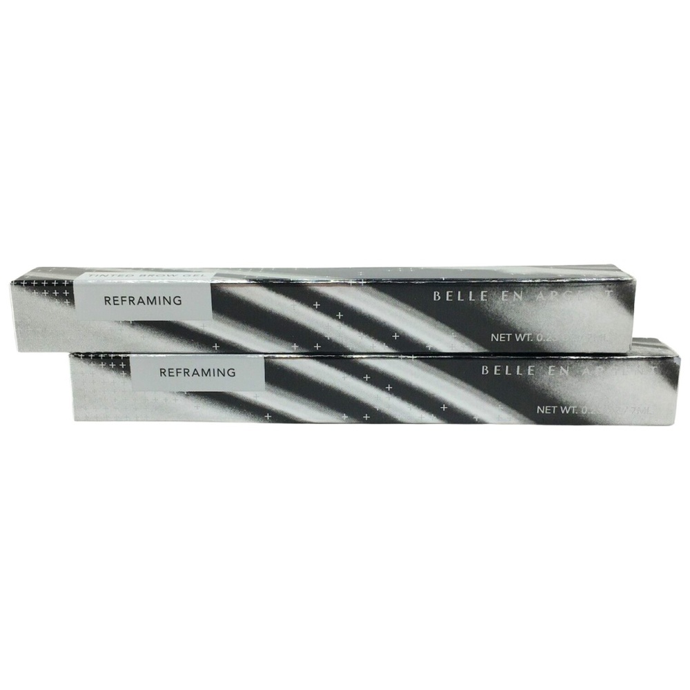 2x Belle En Argent Reframing Tinted Brow Gel In Blond Taupe 0.23 oz Each NIB Lot